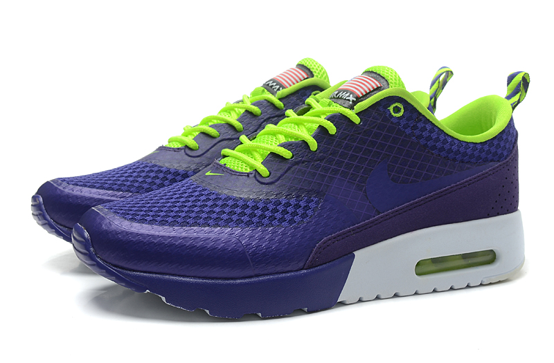 Nike Air Max Shoes Womens Purple/Fluorescence Green Online